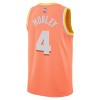 Dres Cleveland Cavaliers Evan Mobley Nike 2025-26 City Edition Naranča Swingman